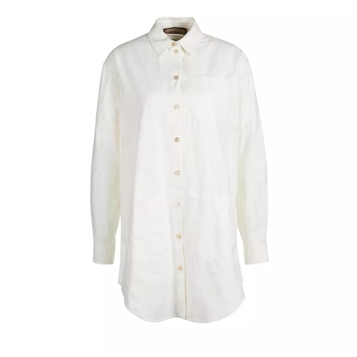 Gucci Shirt Micro Stripe 9245 pearl white Skjortor