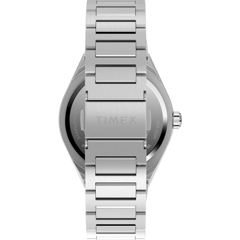 Timex Quarzuhr Quarz-Analoguhr Q Timex Continental Gmt silber(Image 3)