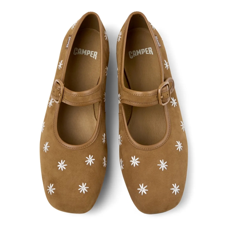 Camper Ballerinas Ballerinas Casi Myra mittel-braun(Image 5)