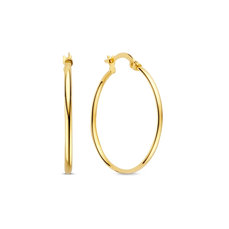 BELORO Creolen La Rinascente Inis Ohrringe Gold