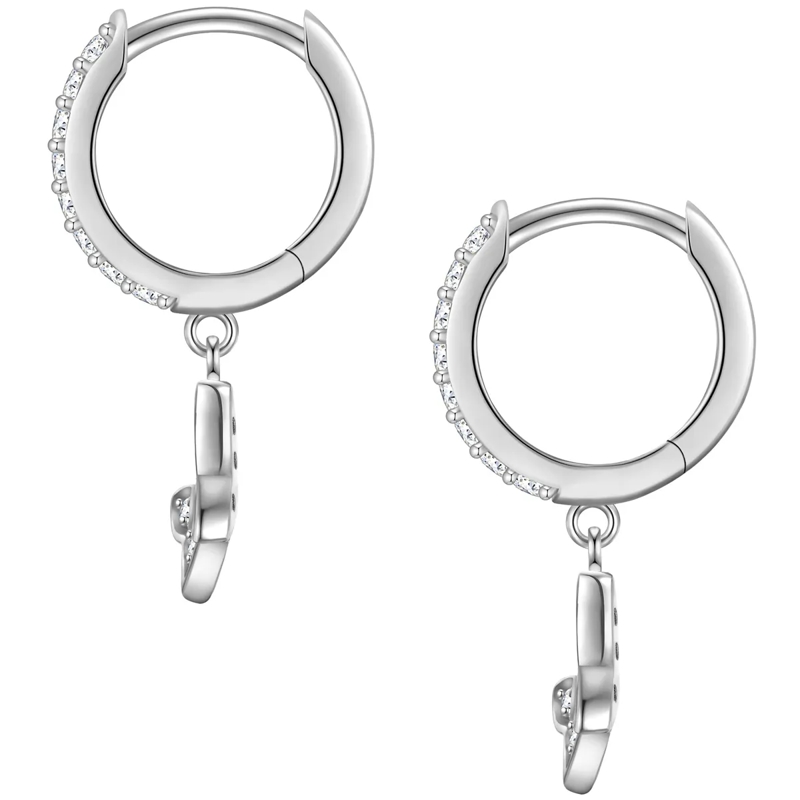 Glanzstücke München Ohrhänger Sterling Silber Creolen Zirkonia Schmetterling silber(Image 3)