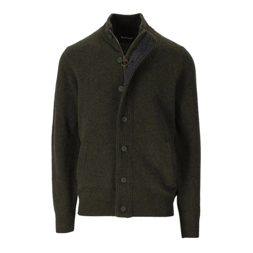 Barbour BARBOUR ESSENTIAL PATCH GRÜN CARDIGAN mehrfarbig 