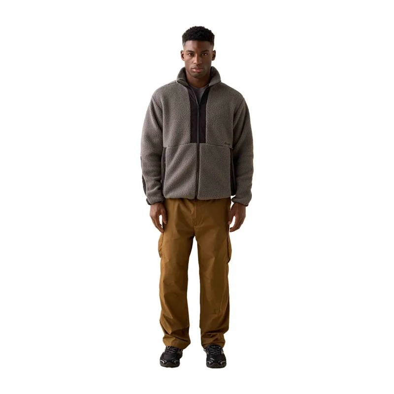 Mizuno  Textured Fleece Jacket With Nylon Accents Black