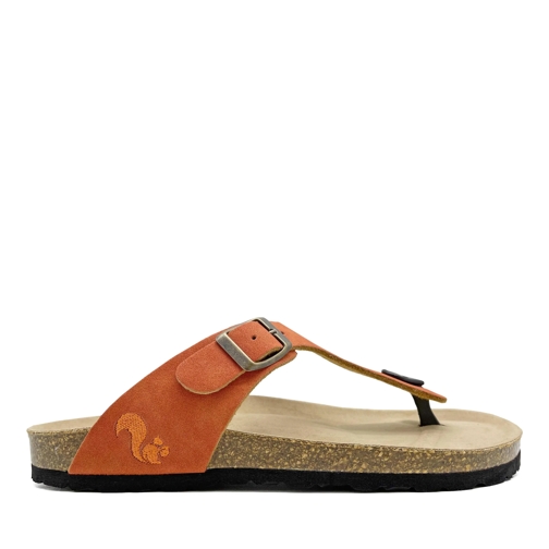 thies Sandale thies 1856 ® Eco Bio Thong Sandal vegan rust (W/X) mehrfarbig