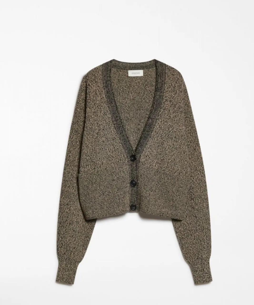 Thumbnail - Sportmax - SPORTMAX Melierter Strickcardigan - Größe L - multi