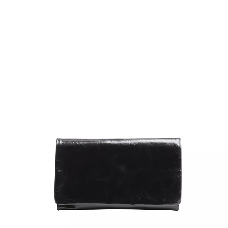 Abro Crossbodytas Clutch Athene aus Leder schwarz