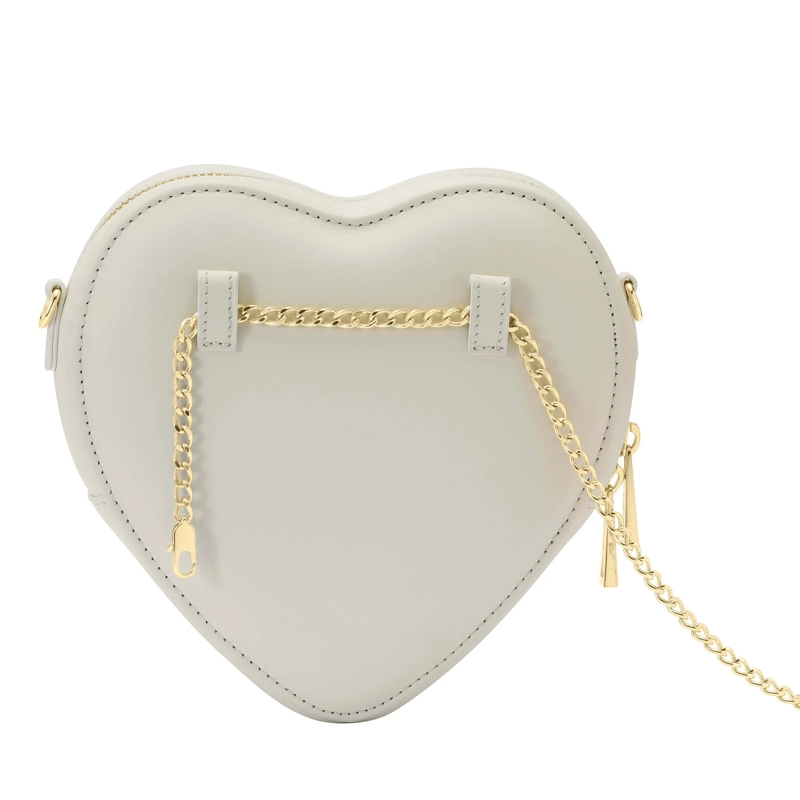 WEAT Tote Big Heart Bag Ivory - Gold weiss