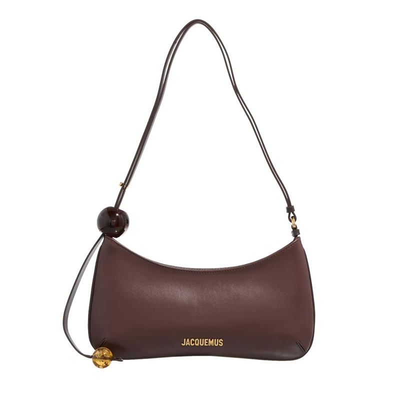 Jacquemus Schultertasche Le Bisou Perle Brown