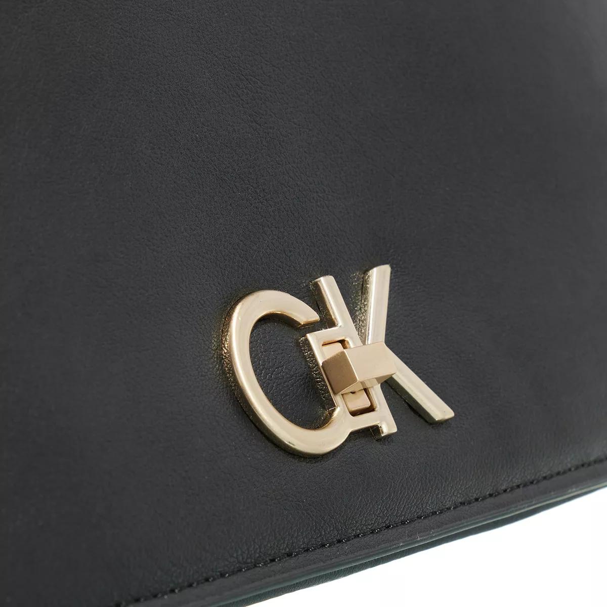Calvin Klein Crossbody bags Re-Lock Double Gusett Xbody in zwart