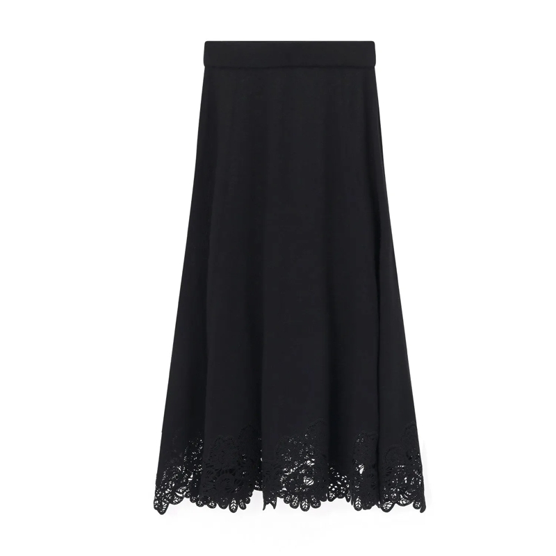 Zimmermann Minijupe 9419SF261 MERINO LACE SKIRT Zimmermann schwarz