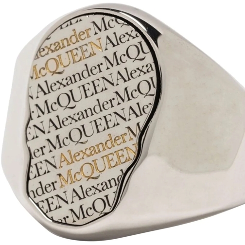 Alexander McQueen Armband Skull Tag Ring silber (Image 2)