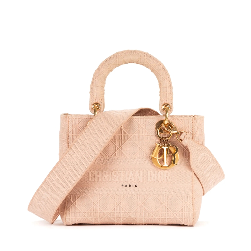 Christian Dior Crossbody Bag Ltd. Ed. Medium Lady Dior Lite Mizza MM pink