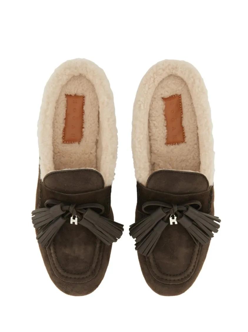 Thumbnail - Suede Slipper Loafer - Gr. 39 (EU) - in Schwarz