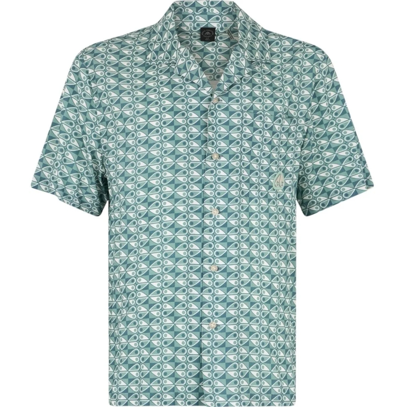 Moose Knuckles T-Shirt Heren Overshirt blau