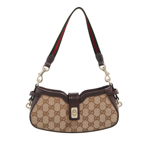 Gucci Schultertasche Moon Side Mini Shoulder Bag Ebony / Cocoa