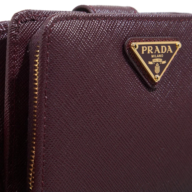 Prada Geldbörse Small Saffiano leather wallet bordeaux(Image 5)