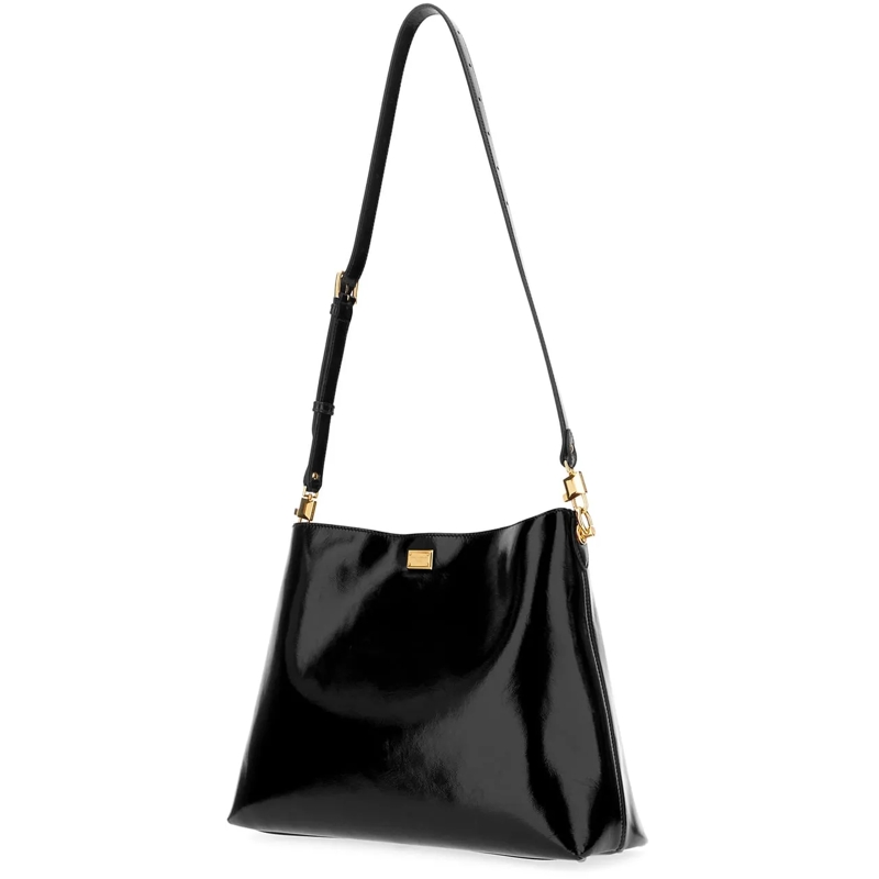 Dolce&Gabbana Schultertasche Dolce&gabbana Black leather large Vittoria shoulde schwarz(Image 2)