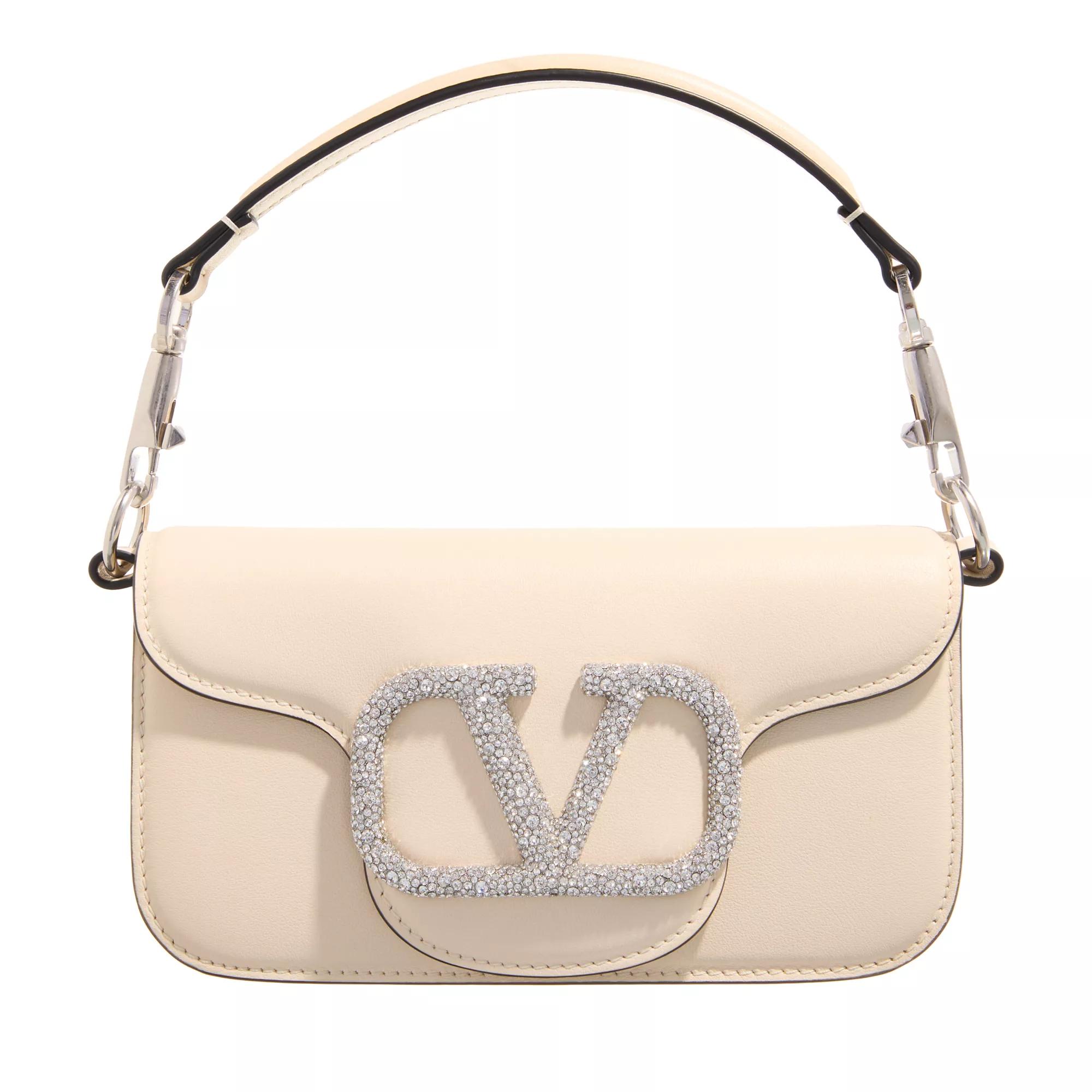 Valentino Garavani Crossbody Bags - Loco Small Shoulder Bag For Woman - Gr. unisize - in Creme - für Damen