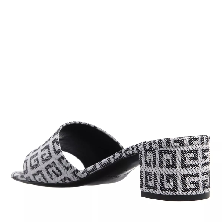 Black and white deals sandals