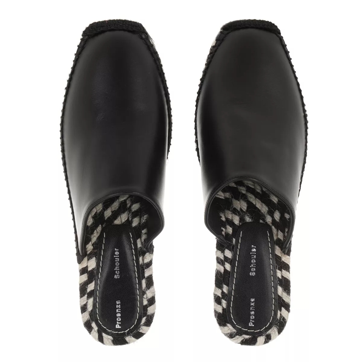 Proenza Schouler Espadrille Slipper Black Espadrille