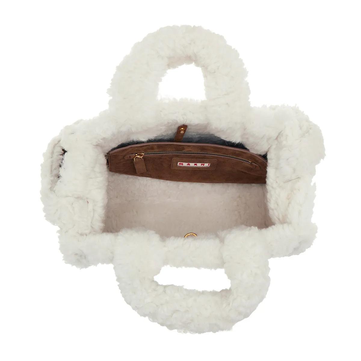 Marni Shoppers Basket Small in bruin