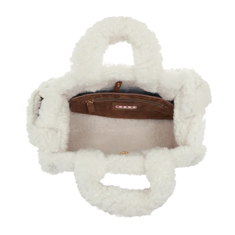 Marni Tote Basket Small Cinnamon/Soft Beige(Image 6)