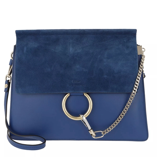 Chloé Faye Shoulder Bag Majesty Blue Crossbody Bag