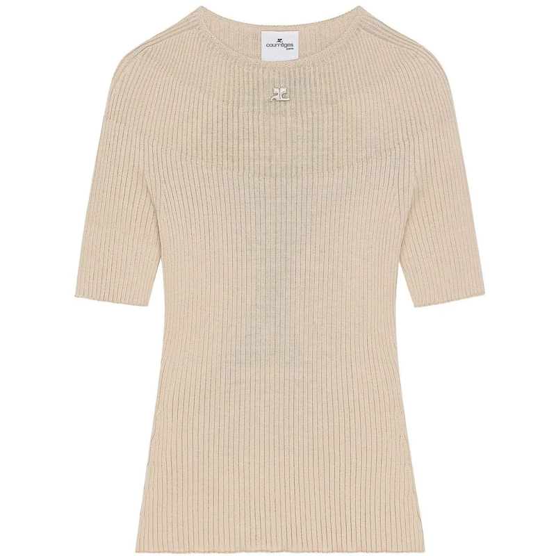 Courrèges  Sweaters Cappuccino braun