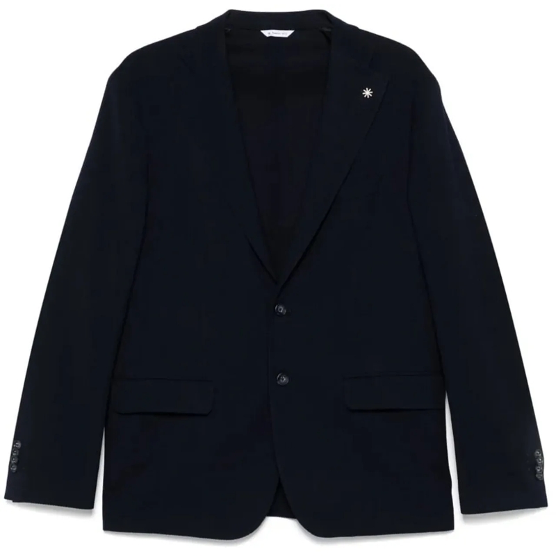 Manuel Ritz Daunenjacke Blazer blauw blau