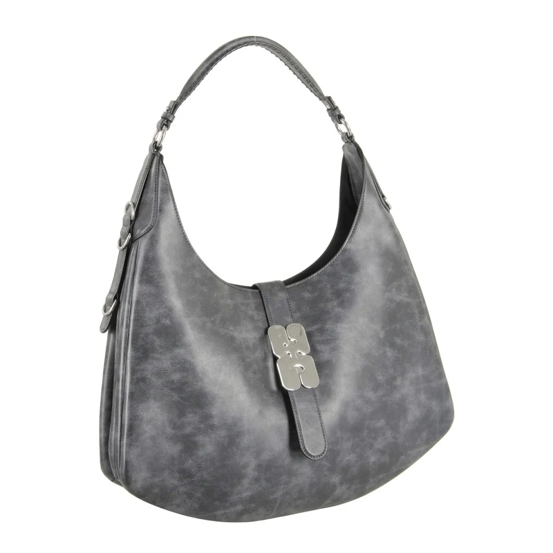 GANNI Tote Kat Large Vintage Grey