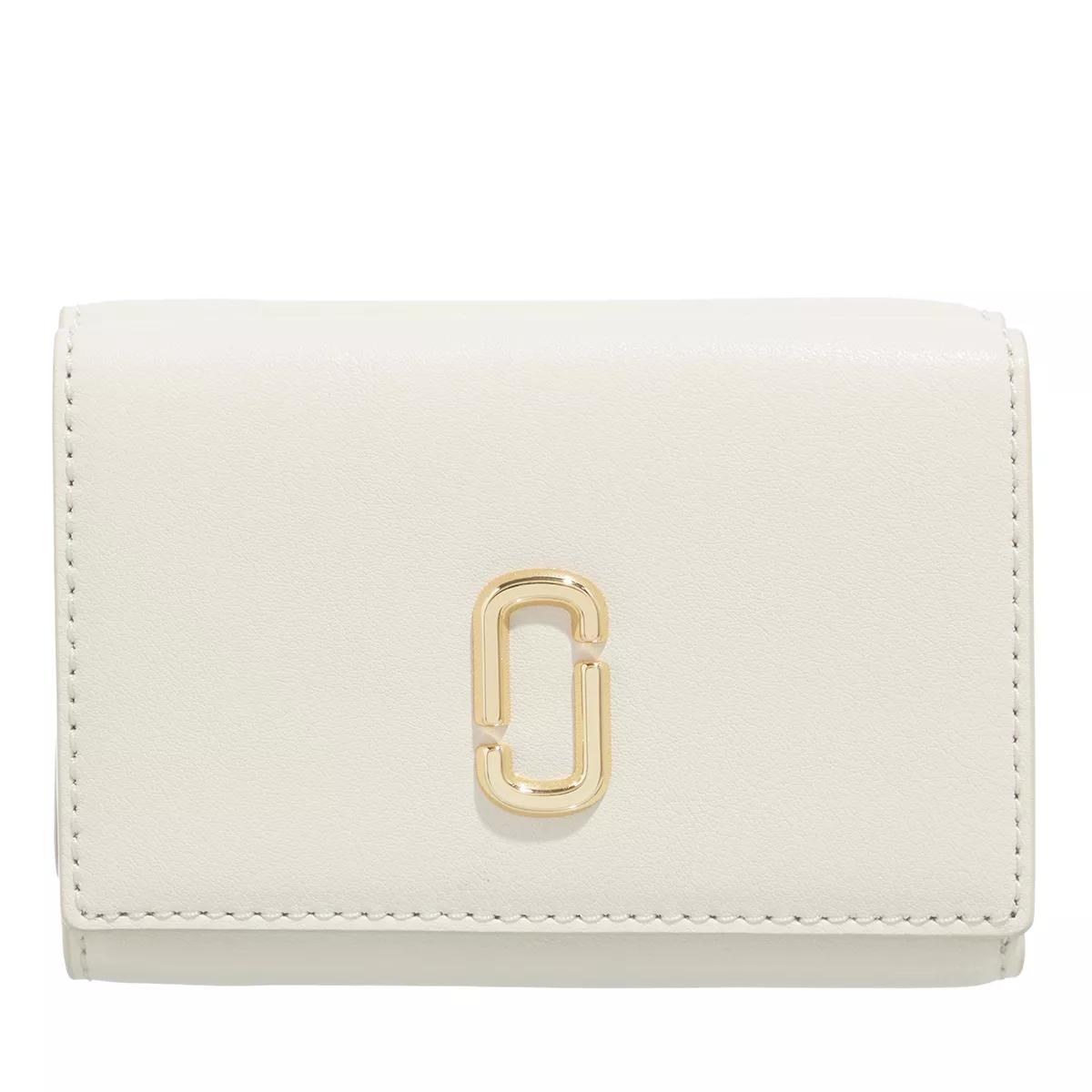 Marc Jacobs Portemonnaie - The J Marc Trifold Wallet - Gr. unisize - in Beige - für Damen