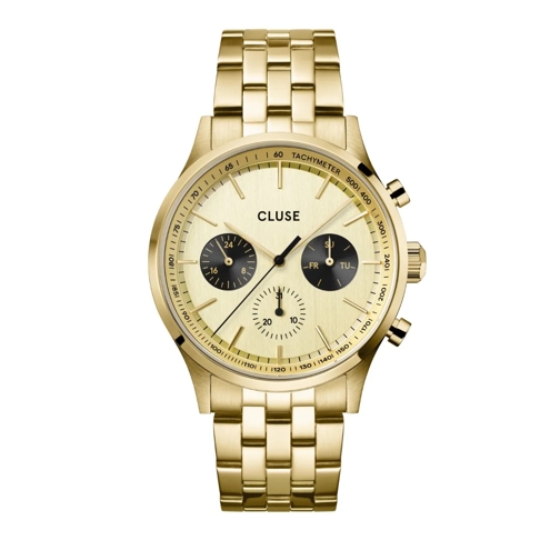 CLUSE Digitaluhr Cluse Anthéor Multifunction Women's Watch CW21006 Gold farbend