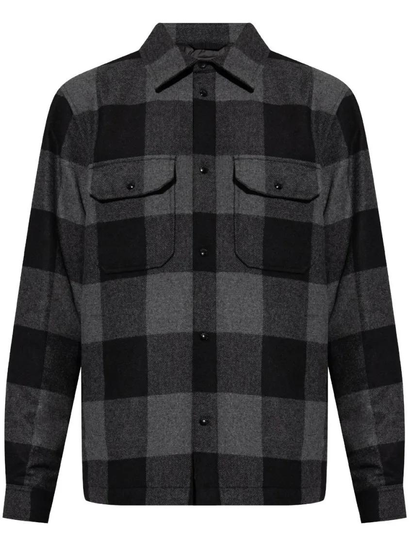 Woolrich - Shirt With Logo - Größe L - grau