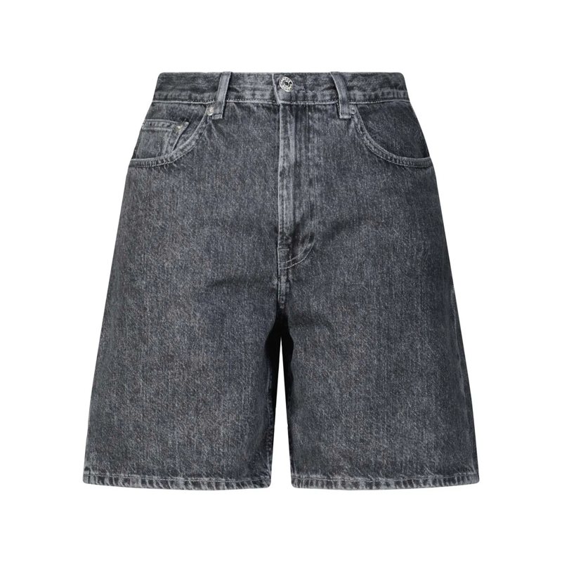 Samsøe Samsøe Bermuda Shorts Jeansshorts Sashelly Grau