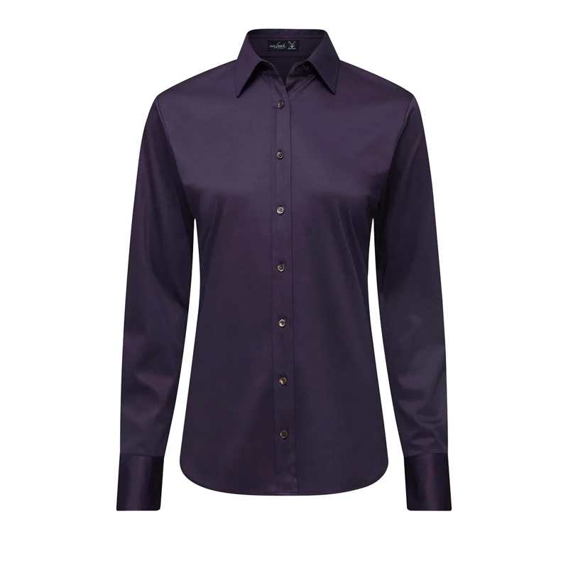 VAN LAACK Bluse Bluse Modern Fit Uni lila (Image 2)