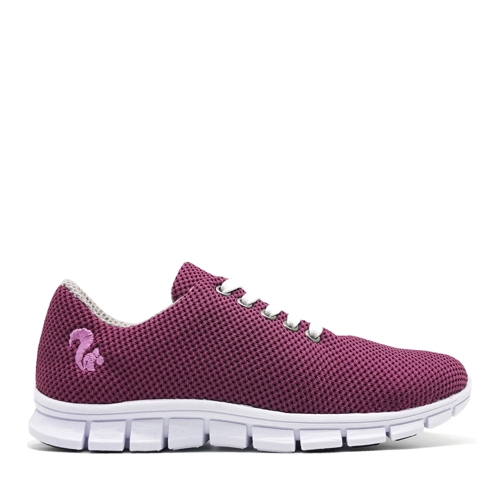 thies Low-Top Sneaker thies ® Cornrunner burgundy | vegan aus Mais gefer mehrfarbig