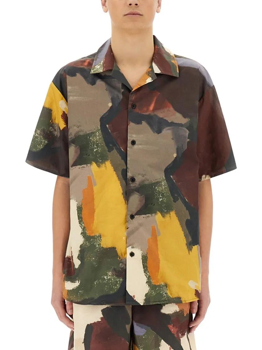 Thumbnail - J.W.Anderson - Abstract Print Shirt - Größe 50 - multi