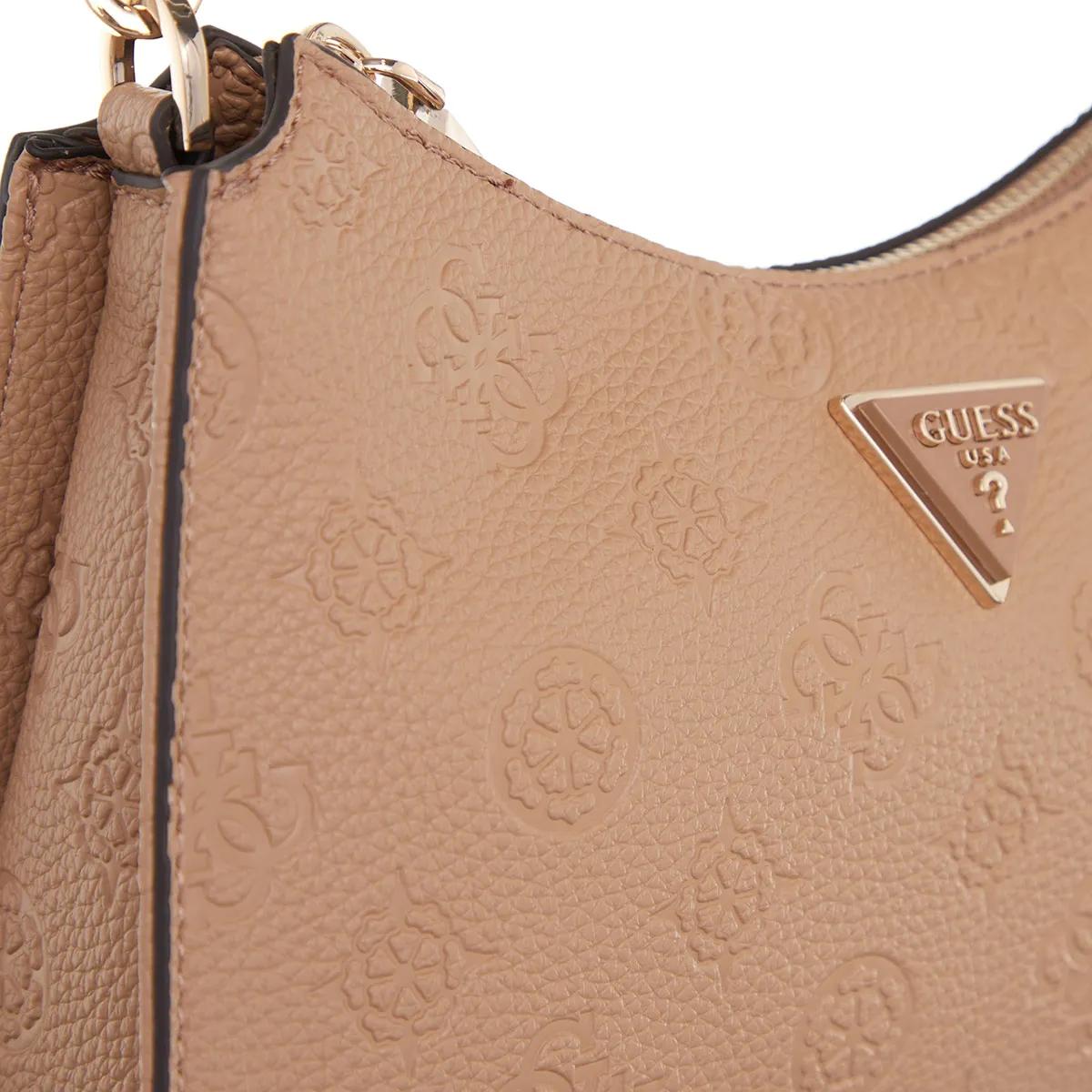 Guess Satchels Cresidia Top Zip Shoulder Bag in beige