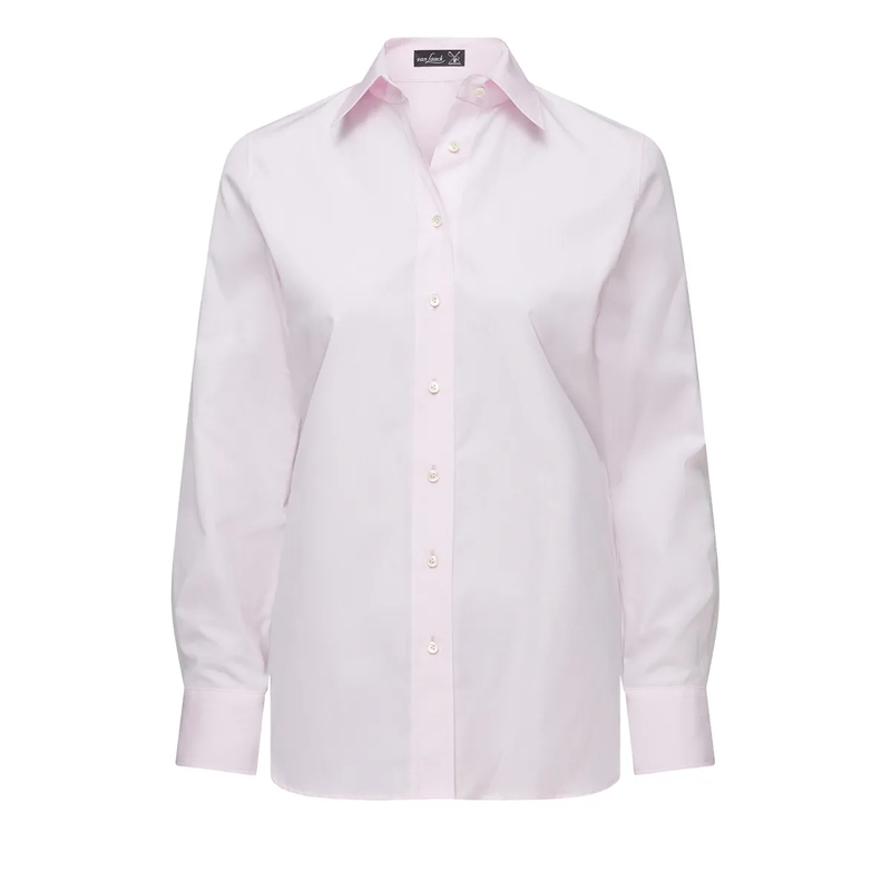 VAN LAACK Bluse Bluse Modern Fit Uni rot