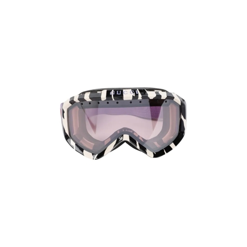 Gucci Zonnebril Ivory And Violet Acetate Sunglasses Black