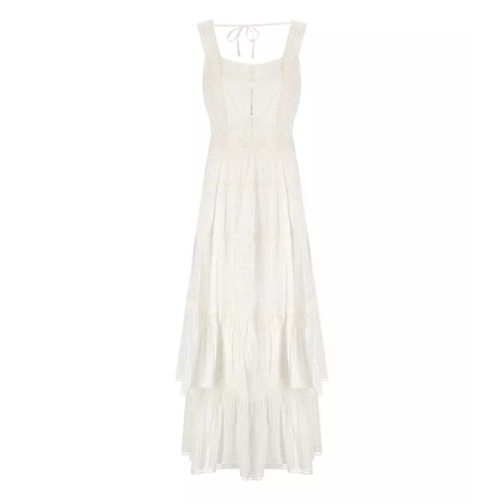 Twin-Set White Long Dress White 