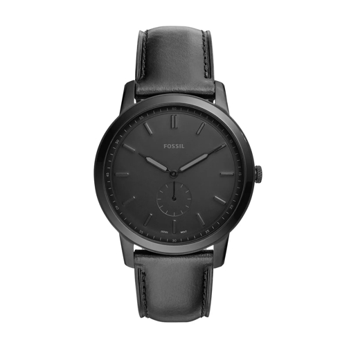 Fossil Watch Minimalist FS5447 Black Multifunktionsuhr