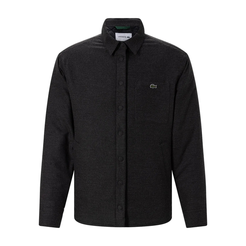 Lacoste veste Jacke aus Viskose-Mix grau