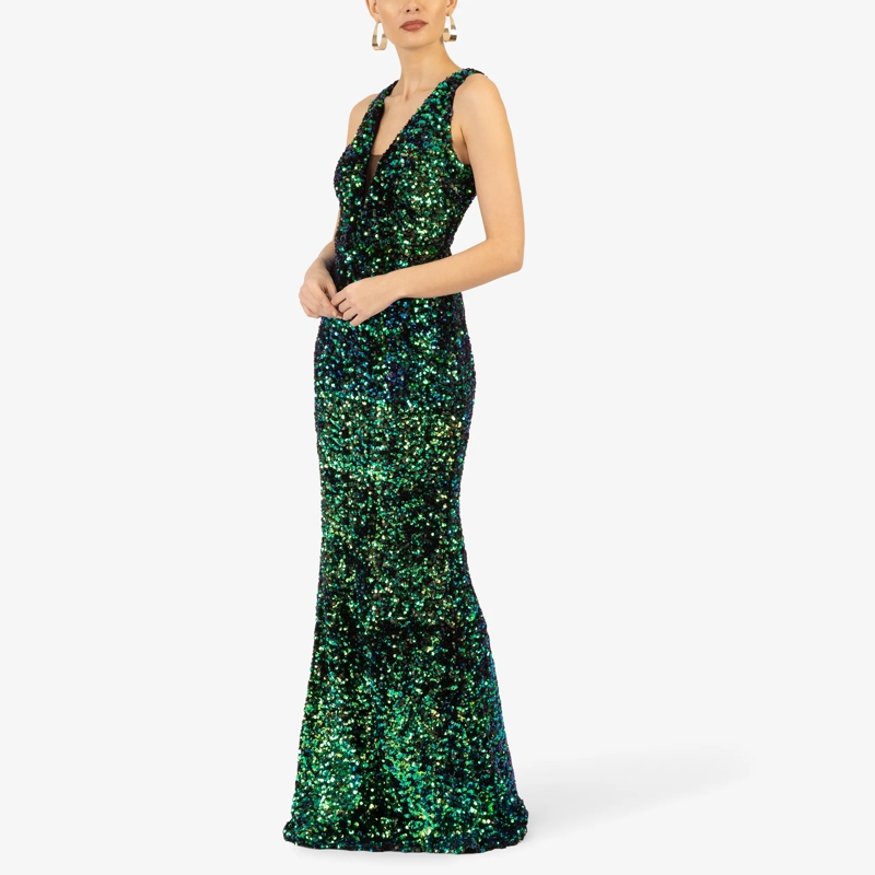Kraimod Abendkleid Abendkleid dunkel-grün (Image 3)