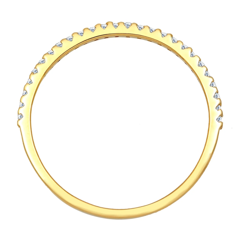 Elli Diamantring Ring Geo Microsetting Diamant (0.125 ct.) 585 Gelb gold(Image 3)
