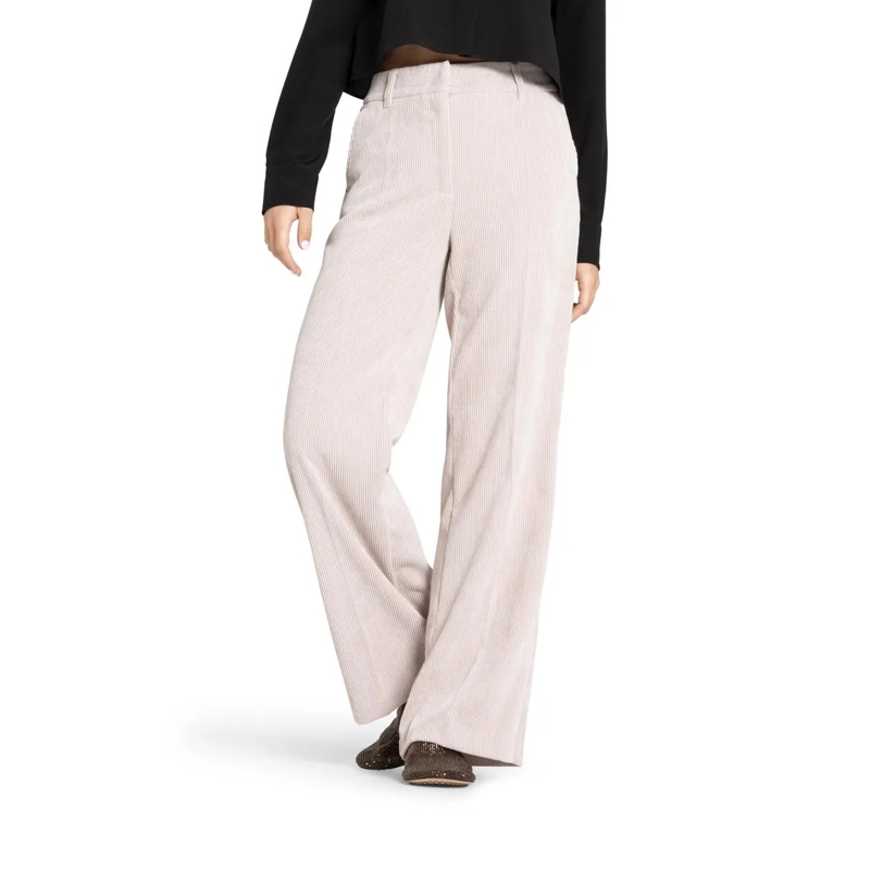 Cambio Pantalon Straight-Fit Hose Amelie aus Cord Beige(Image 2)