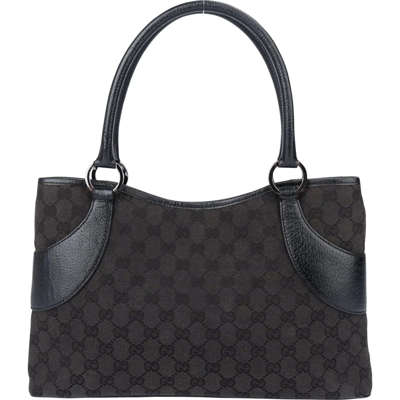 Gucci Schultertasche Gucci GG Monogram Handbag schwarz