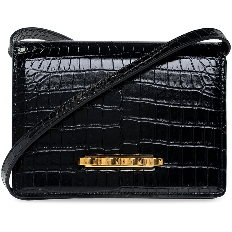 Alexander McQueen Tote The Four Ring Crossbody Bag schwarz