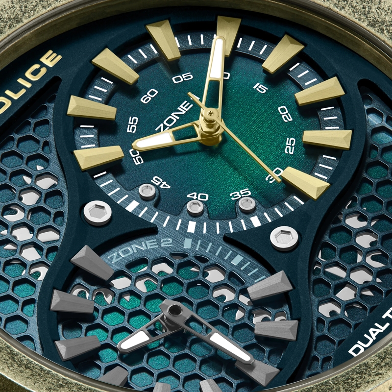 Police Automatikuhr Quarzuhr Boa grün(Image 4)