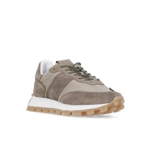 Tod's Suede Leather Sneakers Brown lage-top sneaker